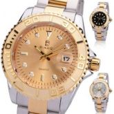 Relógio de pulso Senhores strass Escala Rotating Dial movime